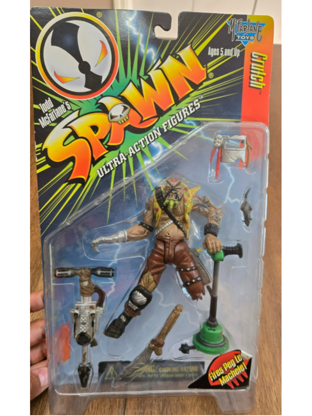 McFarlane Toys Spawn Series 7 Crutch Figure Vintage 1996 NEW Factory SEALED RARE